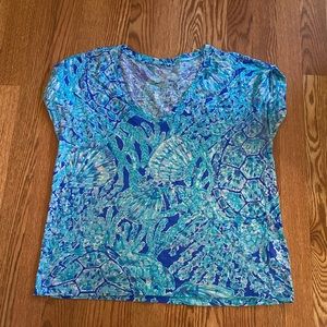 Lilly Pulitzer tortuga duval top medium guc
